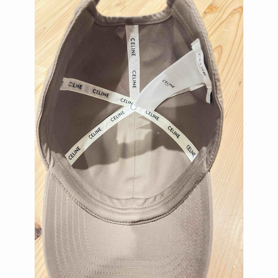 CELINE セリーヌ キャップ グレージュ Lサイズ CELINE キャップ