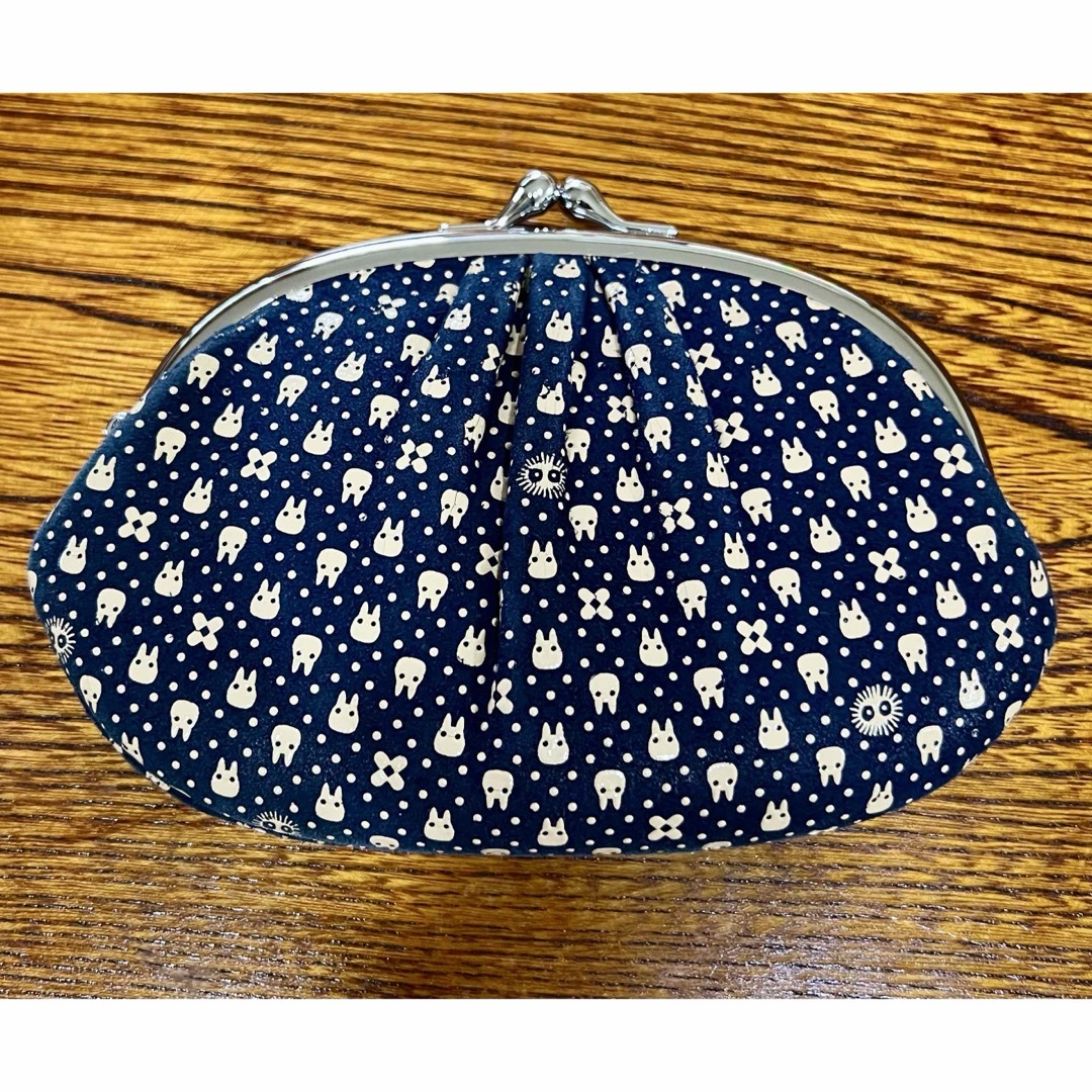 印傳屋 - となりのトトロ 伝統印伝シリーズ 親子がま口(紺) ①の通販