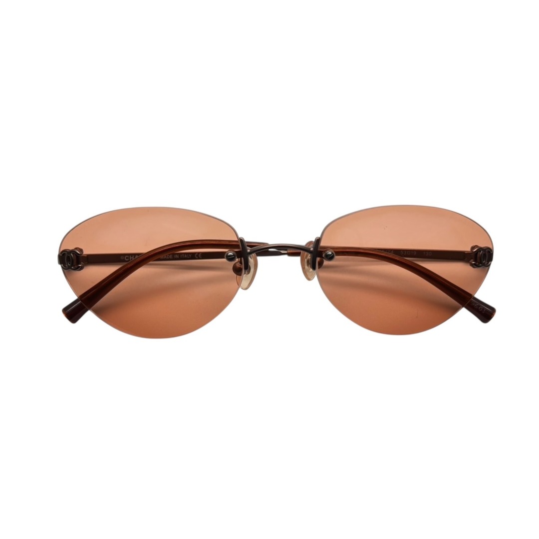 CHANEL - CHANEL シャネル リムレス サングラス アイウェア 4003 c.116