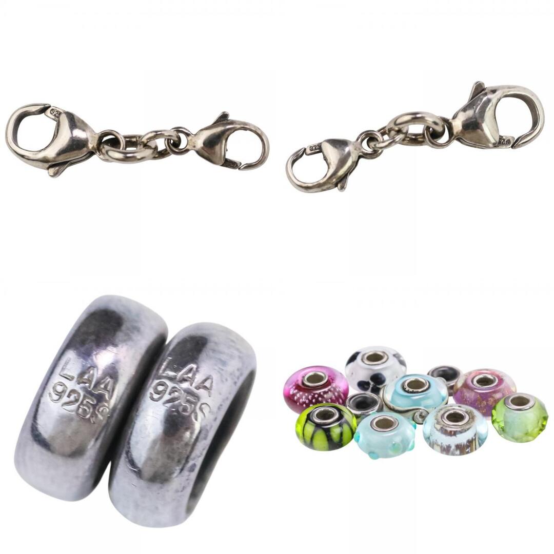 良品 Trollbeads トロールビーズ 925 ガラスビーズ ブレスレット