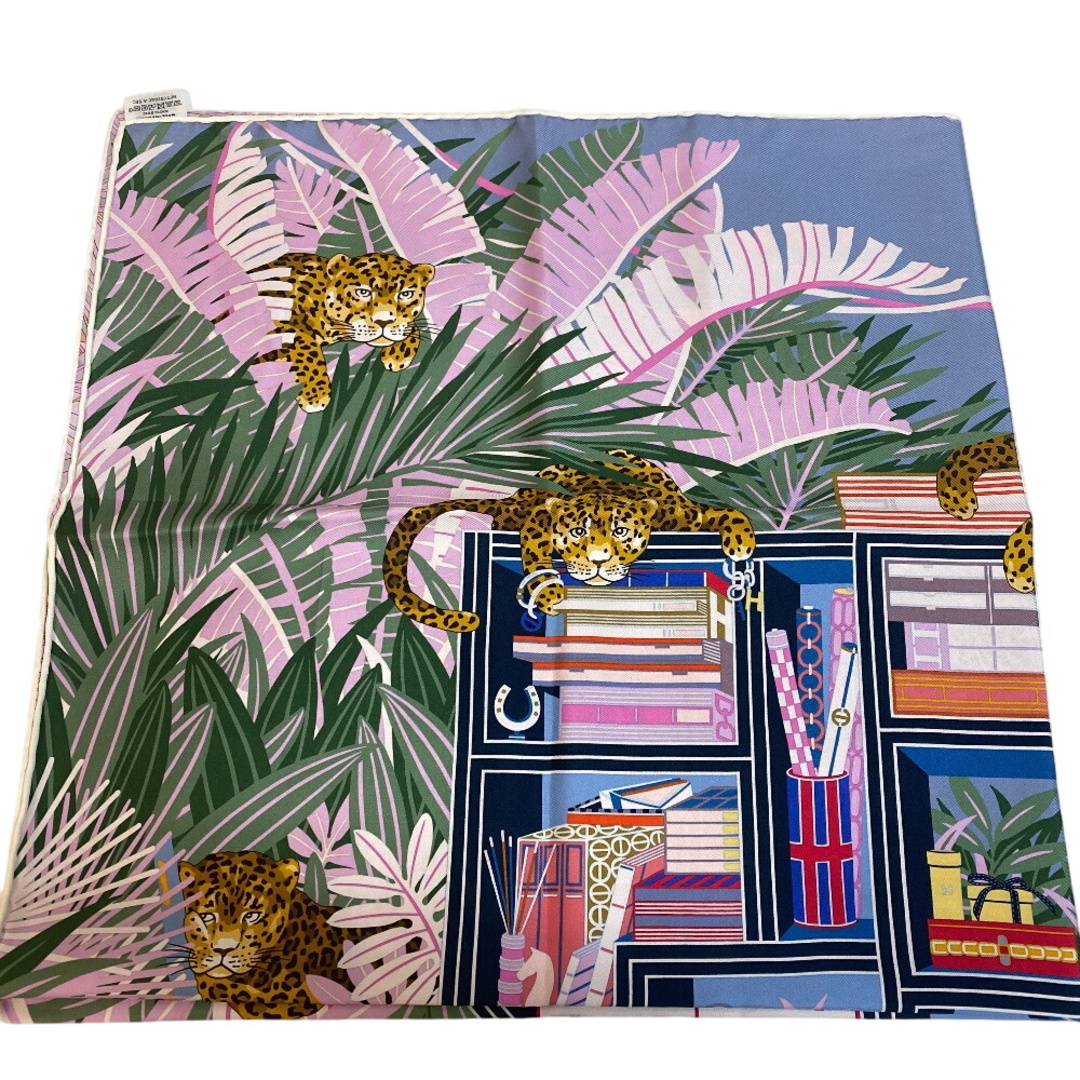 HERMES - エルメス HERMES スカーフ カレ90 Les Douze Leopards ダブル
