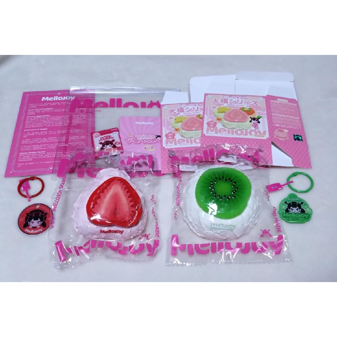 mellojoy メロジョイ 大福 スクイーズ いちご キウイの通販 by Aya's