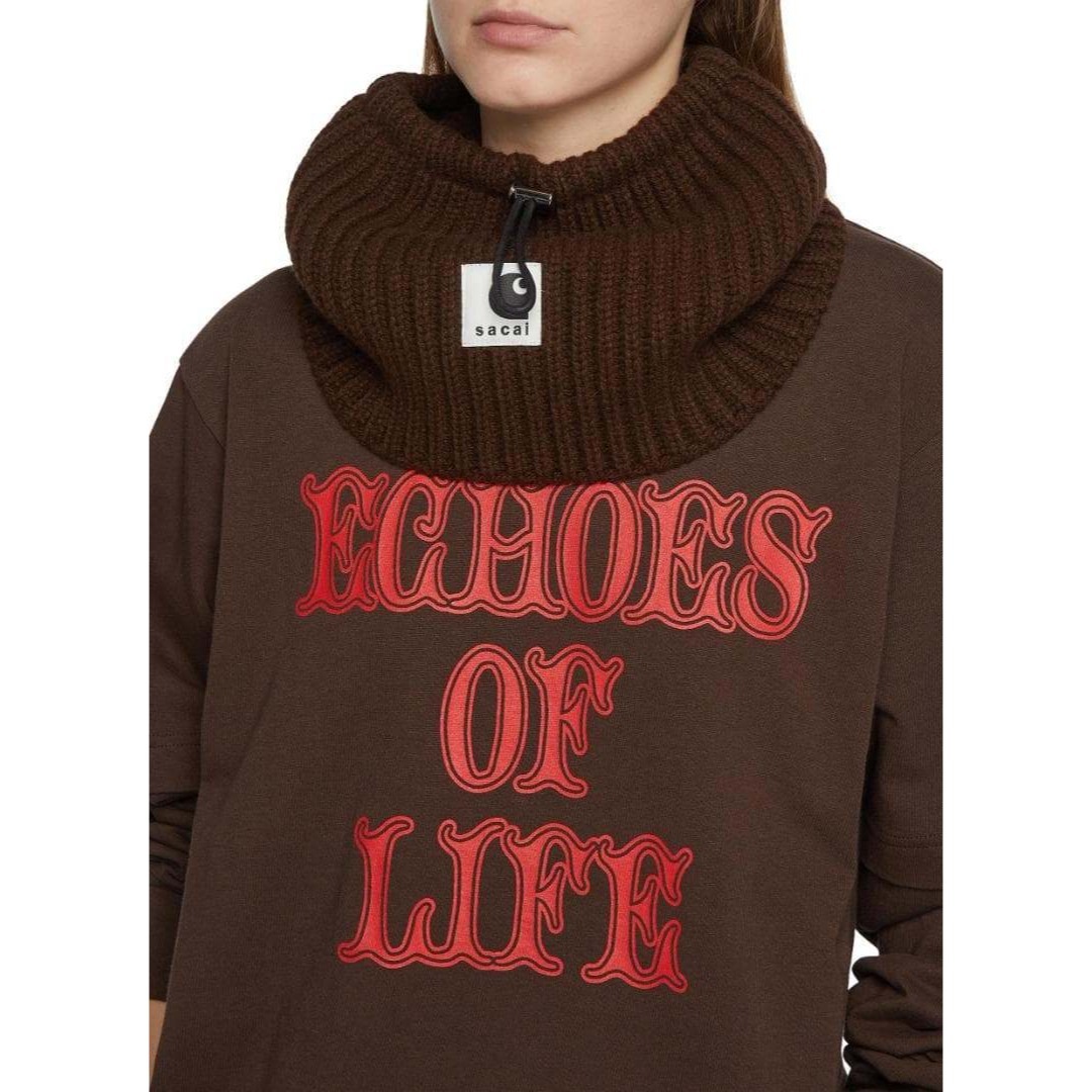 sacai - SACAI x CARHARTT ネックウォーマー 茶色 サカイ カーハートの