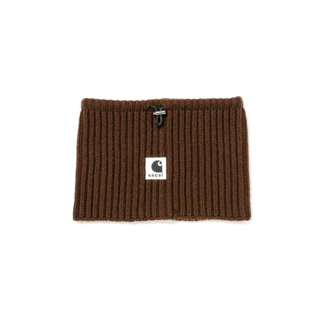 sacai - SACAI x CARHARTT ネックウォーマー 茶色 サカイ カーハートの