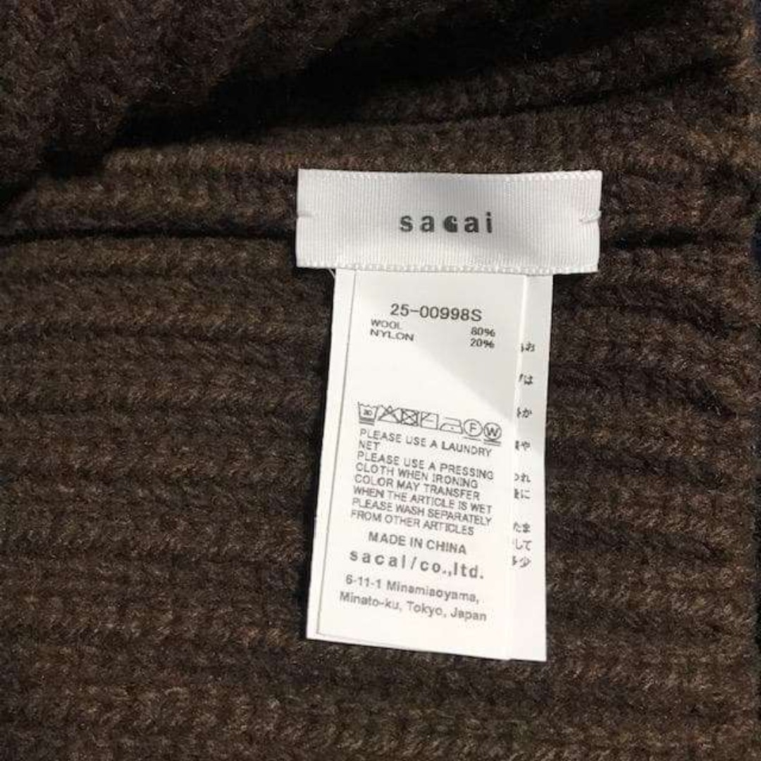 sacai - SACAI x CARHARTT ネックウォーマー 茶色 サカイ カーハートの