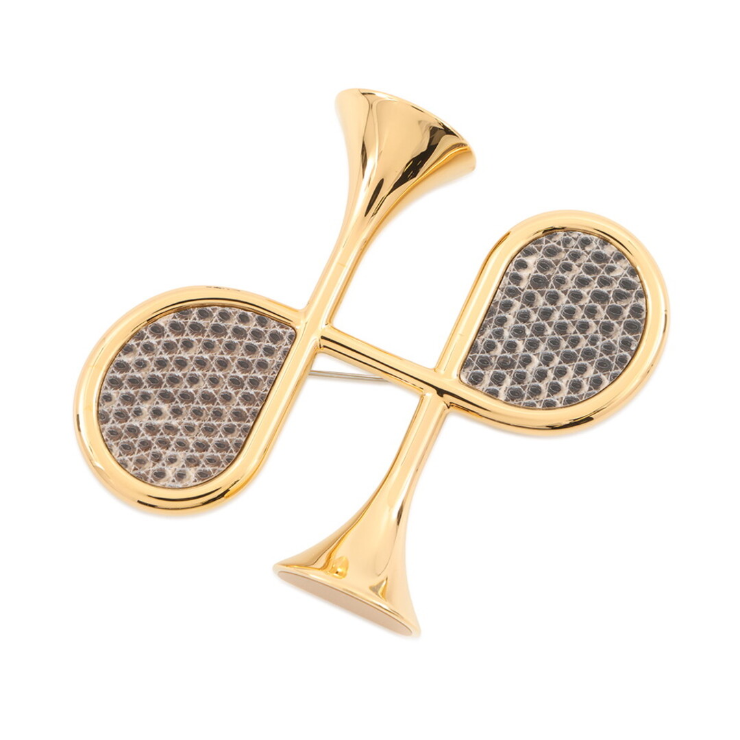 HERMES - エルメス ブローチ コルH リザード HERMES アクセサリーの