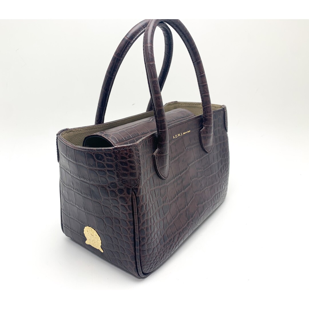 A.D.M.J. - A.D.M.J エーディーエムジェイ ダークブラウン系 茶 クロコ