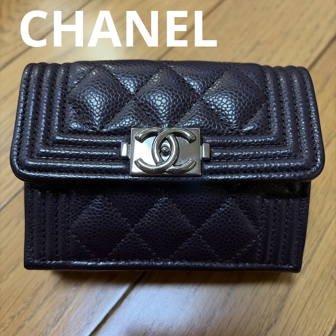 CHANEL - シャネル 三つ折り財布 ボーイシャネル 数回使用の通販 by ふ