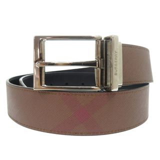BURBERRY - BURBERRY(バーバリー) ゴールドバックル レザーベルト