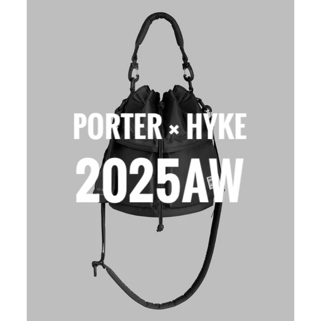 HYKE - 【PORTER × HYKE】TOOL BAG ブラックの通販 by RM｜ハイクなら