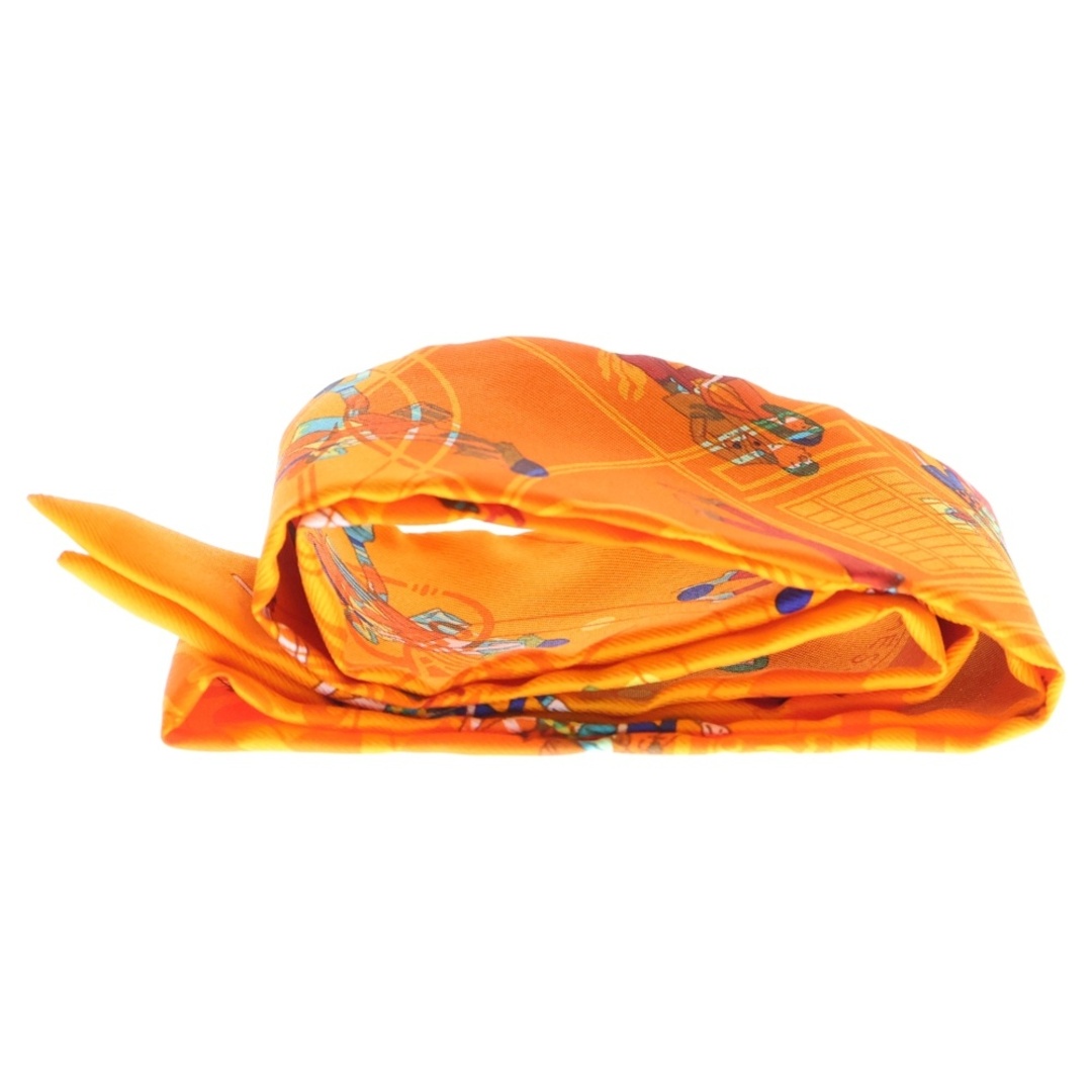 HERMES - HERMES エルメス ツイリー パリジェンヌ オレンジ シルク