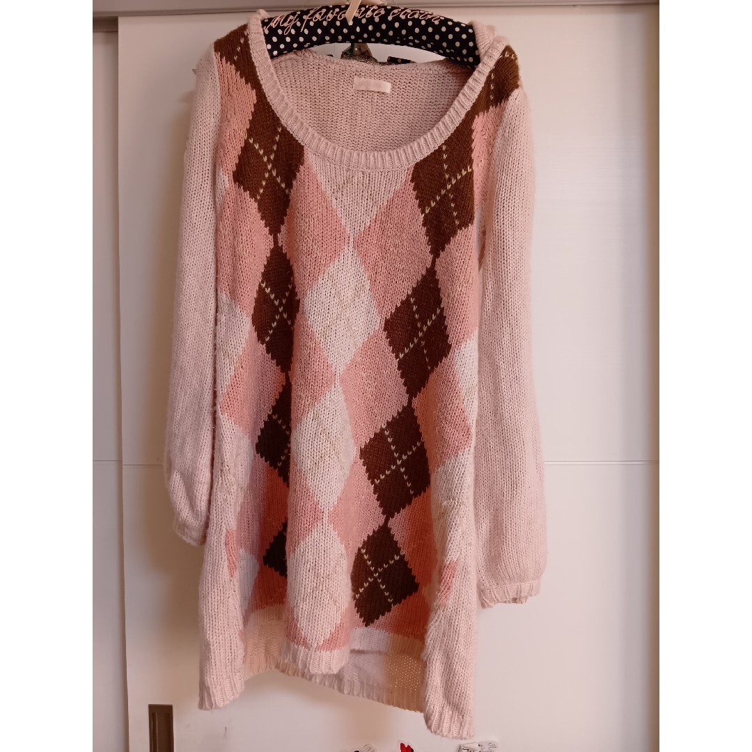 LIZ LISA - リズリサ アーガイル柄 ニットワンピの通販 by うさご's