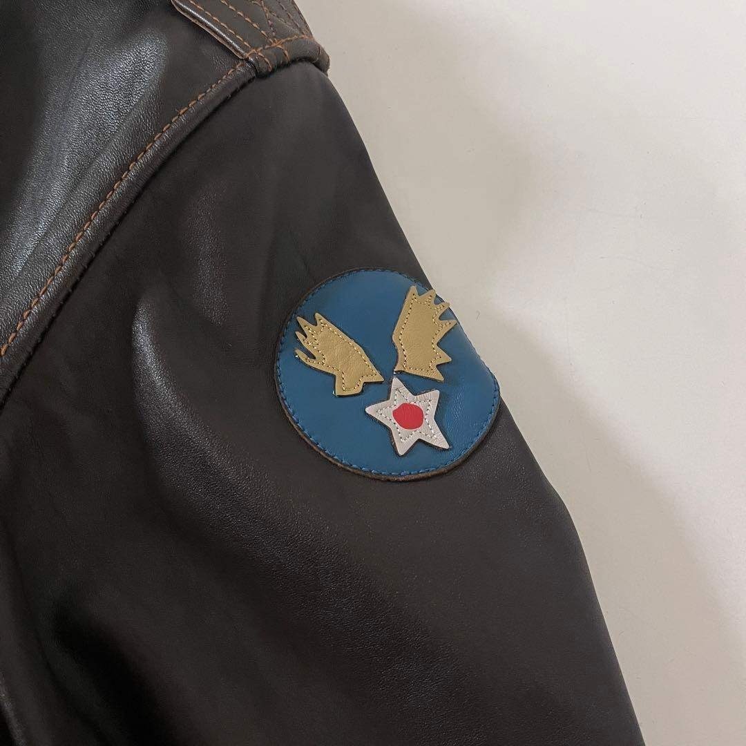 AVIREX - 極美品 AVIREX 馬革 ピンナップガール A-2 レザーフライト