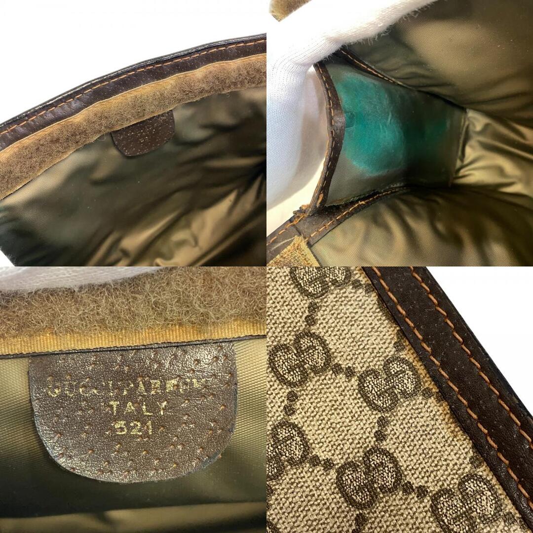 GUCCI - グッチ GUCCI クラッチバッグ シェリーライン GG ブラウンの