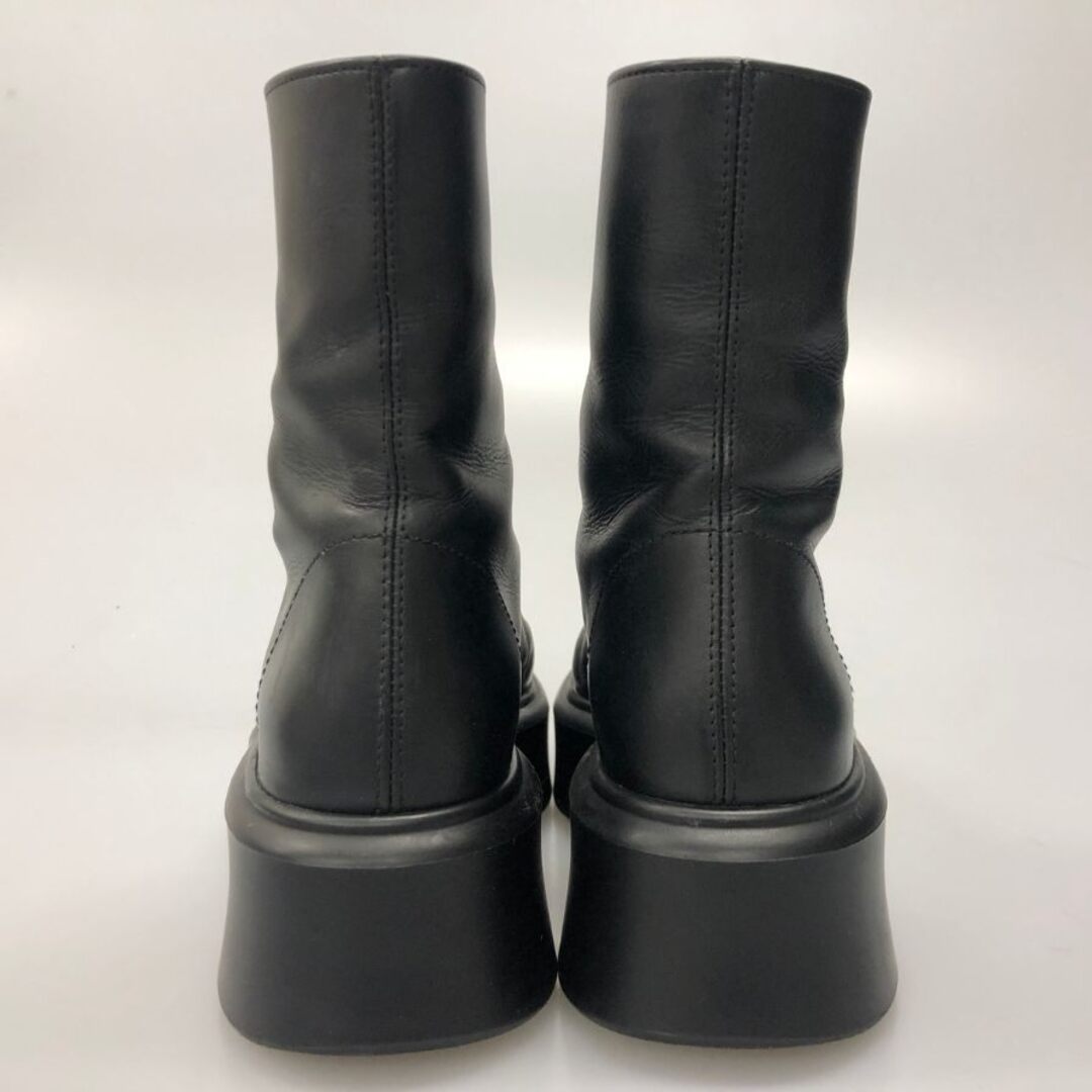 THE ROW - ザ ロウ ジップブーツ フロントジップ レザー ブラック