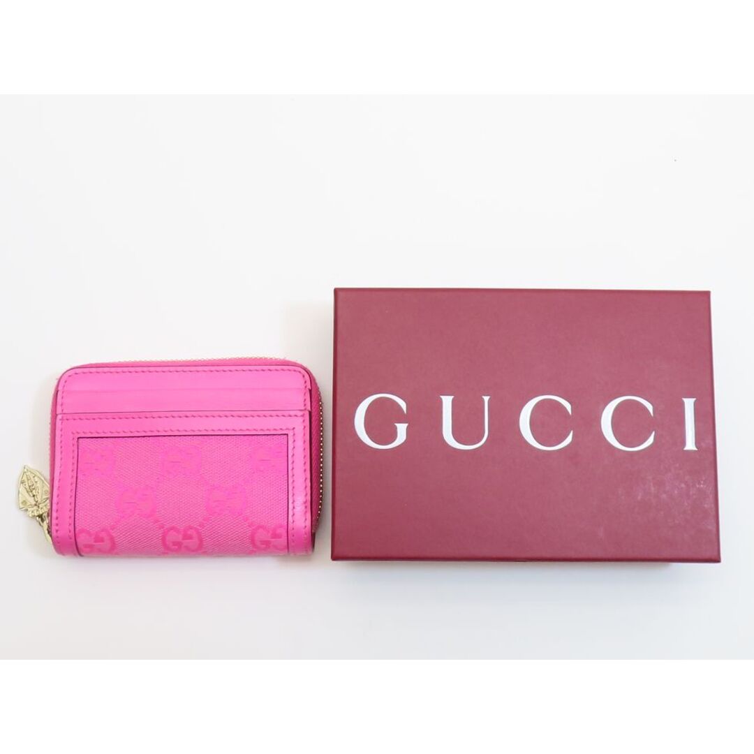 GUCCI - 【新着】グッチ 790037 GGキャンバス×レザー ピンク系 カード