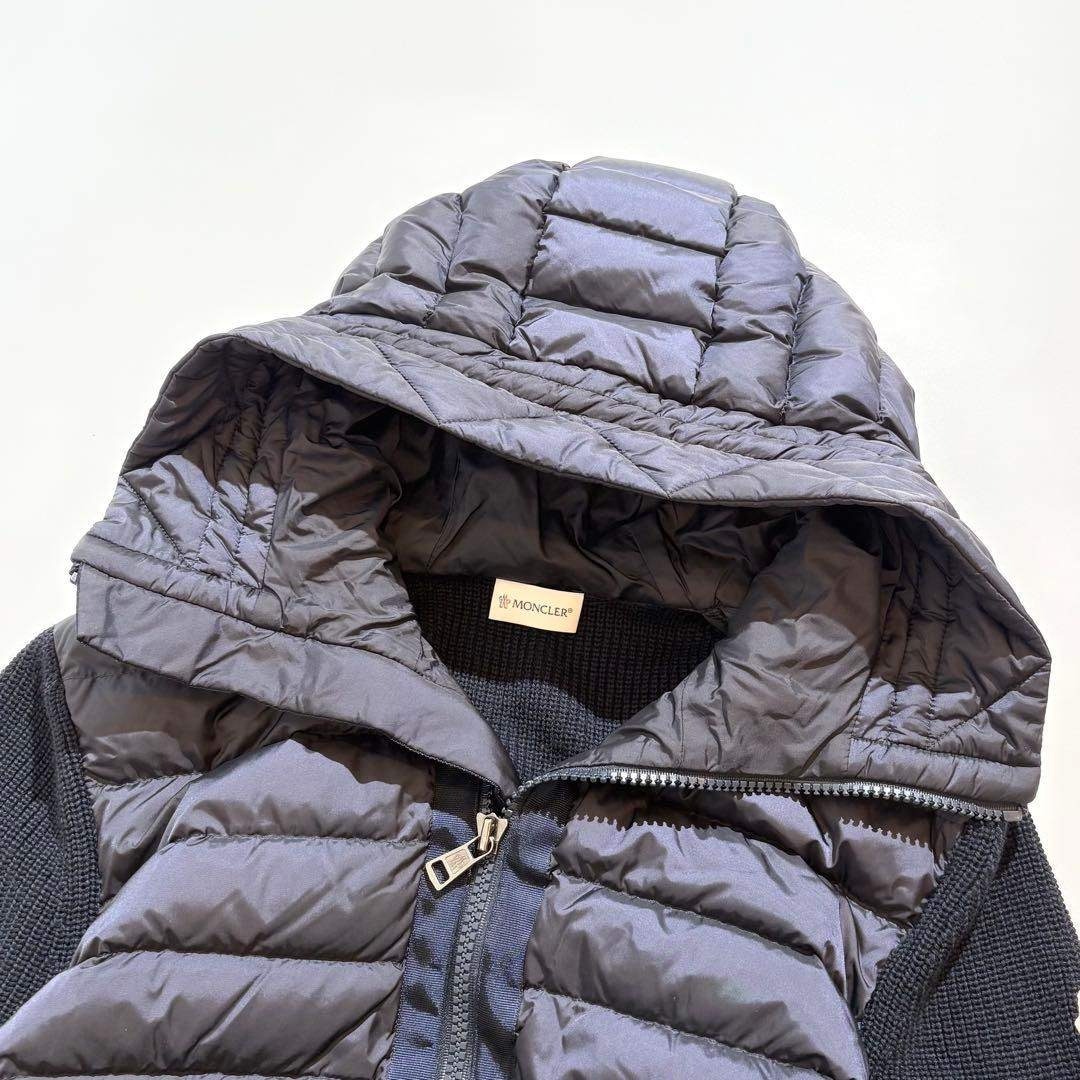 MONCLER - 【近年モデル☆極美品】MONCLER カーディガン ダウン 切替
