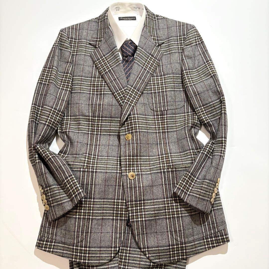 GUCCI - 【現行☆未使用級】GUCCI スーツ セットアップ チェック 総裏