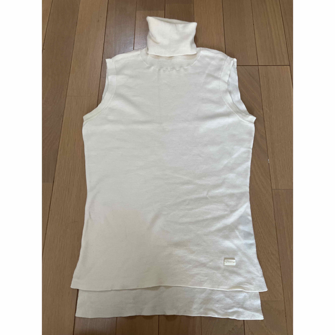 フォクシー ブティックライン ノースリーブ ハイネック ニット 38