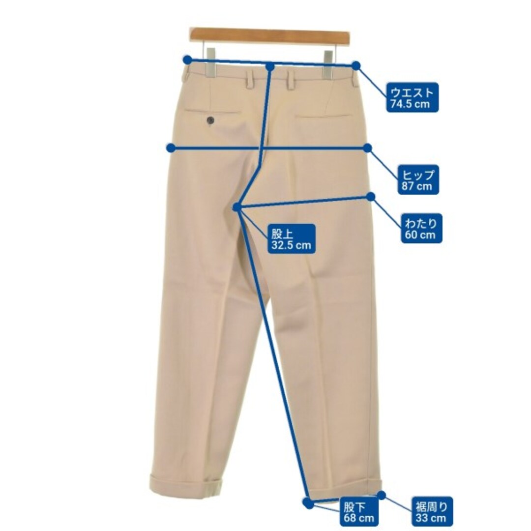 Maison Margiela メゾンマルジェラ スラックス M ベージュ 【古着