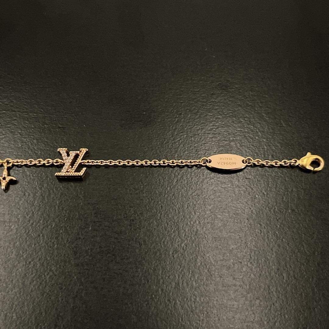 LOUIS VUITTON - ルイヴィトン LVアイコニック ブレスレット ピンク