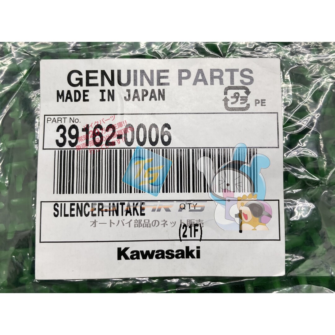 カワサキ - ZX-10R エアクリーナーインテークサイレンサー カワサキ