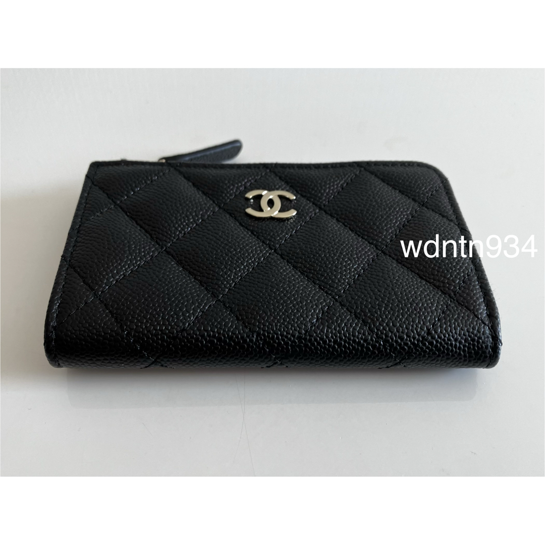 CHANEL - 新品/新作 シャネル キーリング付き ジップカードケース/キー