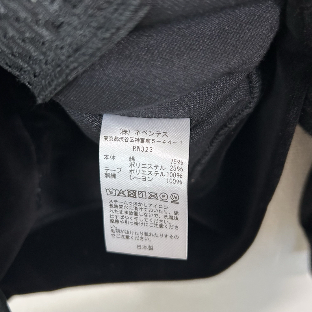 Needles - needles 25aw トラックジャケット ベロア ブラック Sの通販