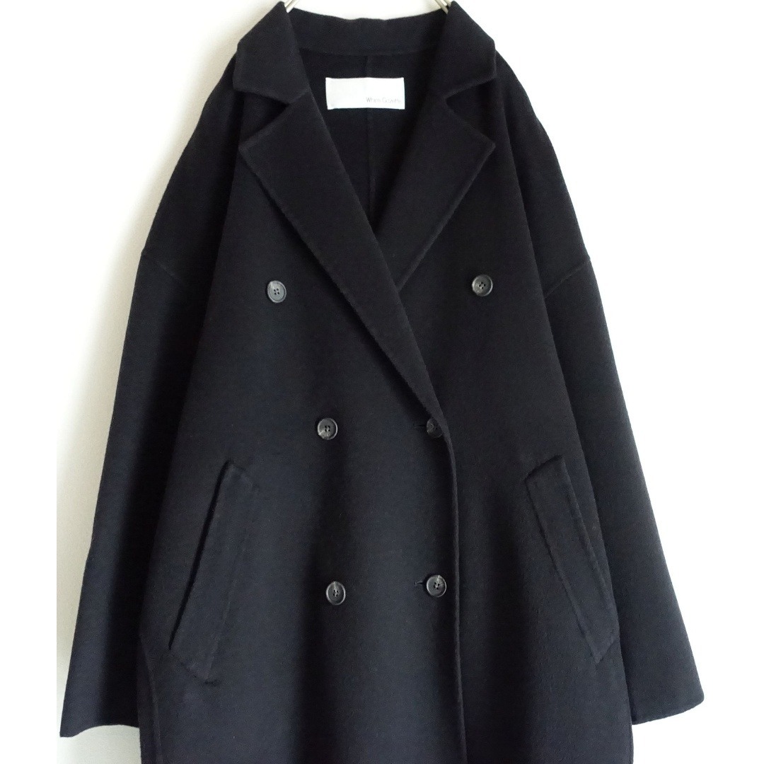 Whim Gazette - 2023 美品ウィムガゼット☆カシミヤ混リバーロング