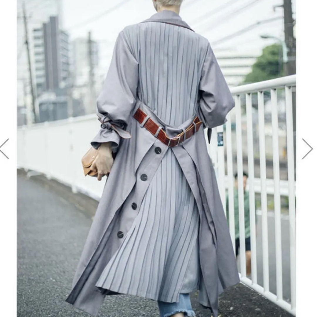 Ameri VINTAGE - 切替プリーツトレンチコート ameriの通販 by shop