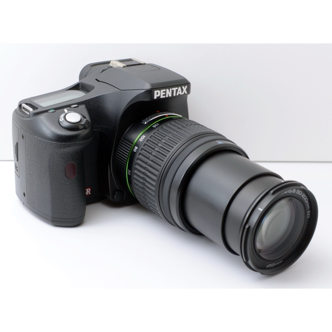 S数少！PENTAX K200D☆転送OK☆Wズームレンズキット