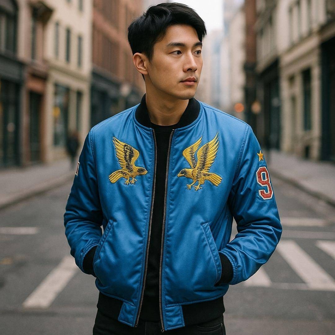 DIESEL スカジャン 刺繍 リバーシブル DIESEL ディーゼル リバーシブル