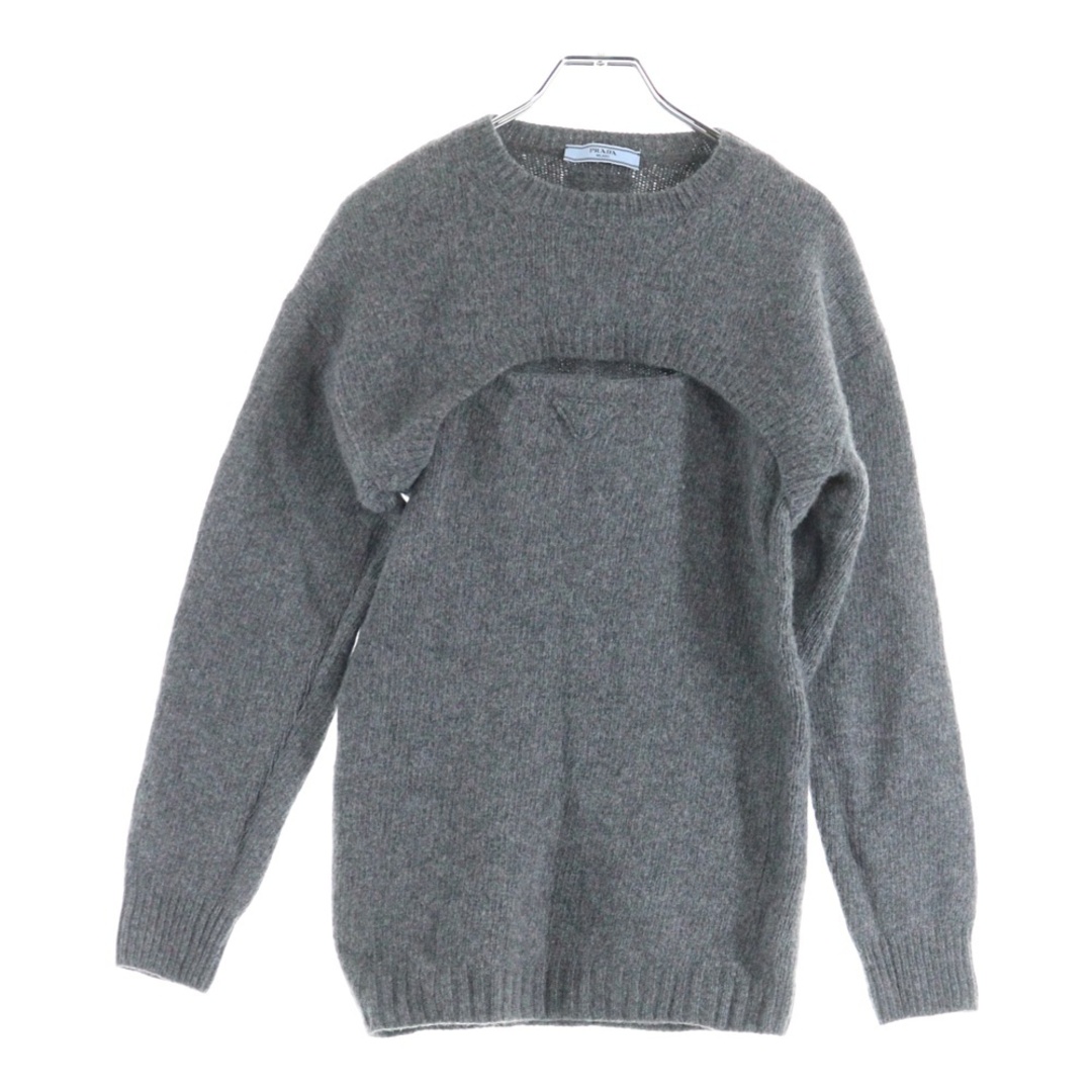 PRADA - PRADA プラダ 22AW トライアングルロゴ カシミヤ混 ウール