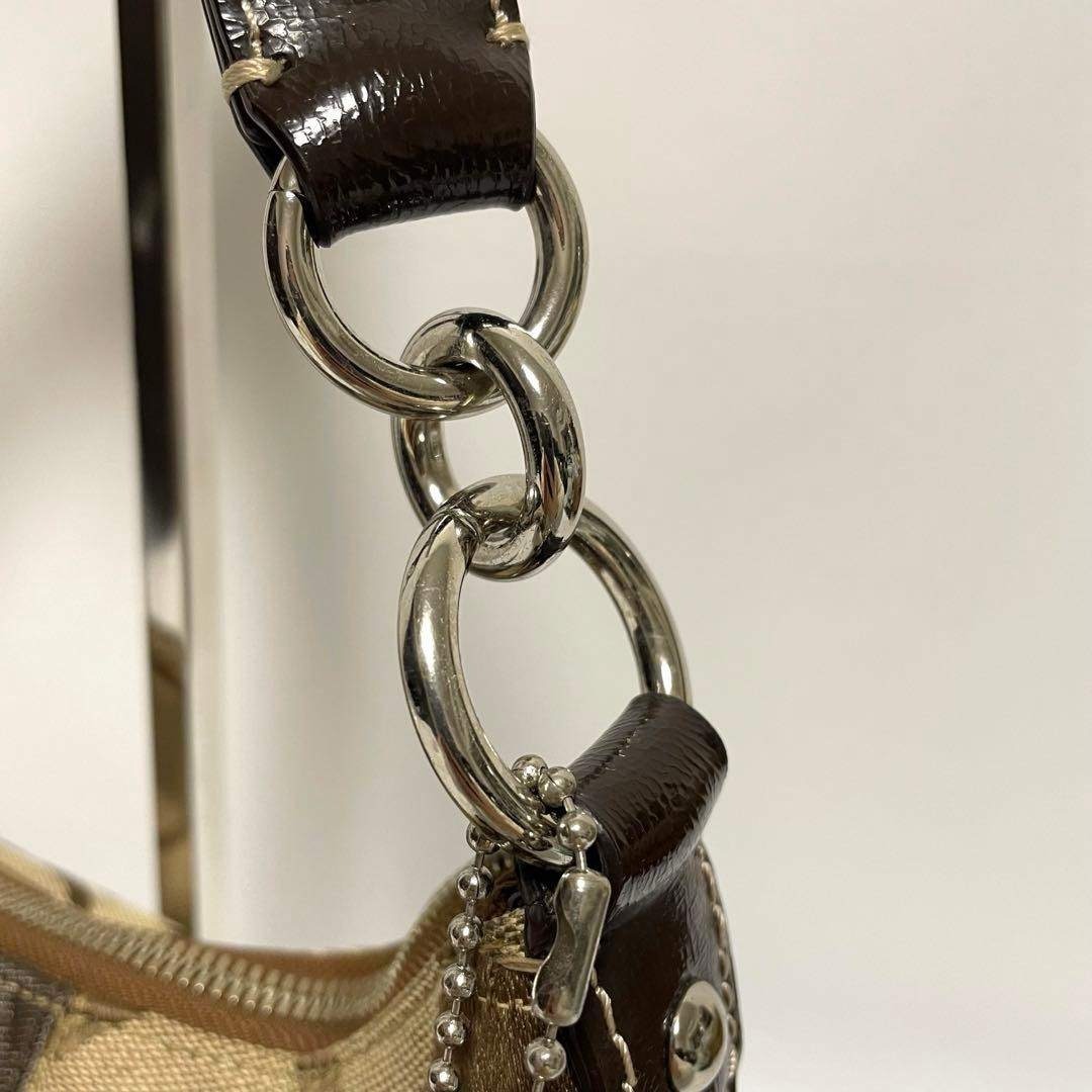 COACH - 【極美品】コーチ 2WAY アクセサリーポーチ F19218 ワン