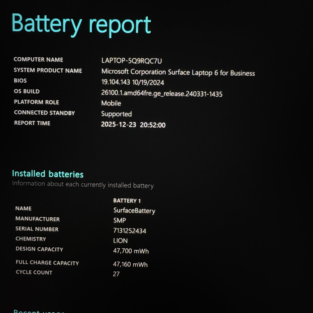 Microsoft - 【準新品・保証】 Surface laptop6 16G/256G Officeの通販