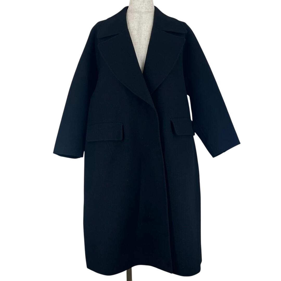 極美品△DRAWER ドゥロワー 6525-299-0657 ウール カシミヤ メルトン