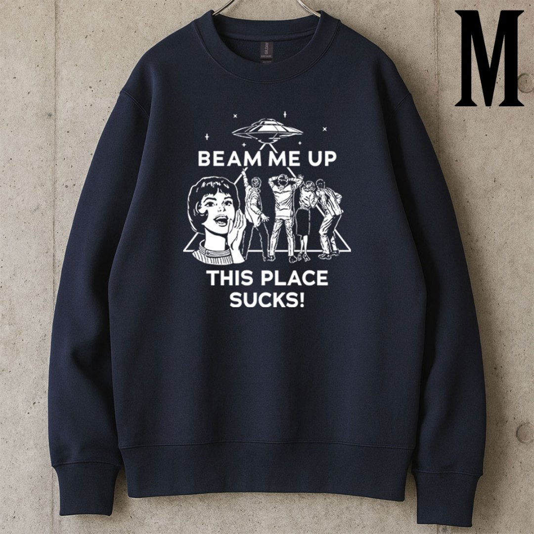 ストレンジャーシングス ロビン トレーナー スウェット ネイビー BEAM