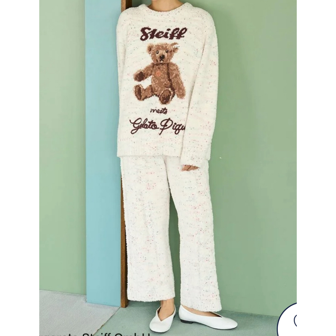 gelato pique - Steiffパウダーネップジャガードプルオーバー、ロング