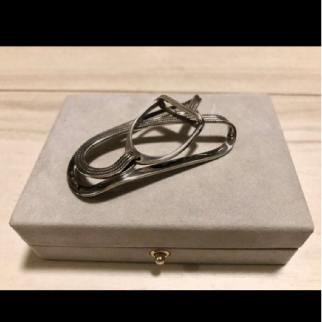 エルメス エトリエ マネークリップ 鐙 シルバー HERMÈS ヴィンテージ
