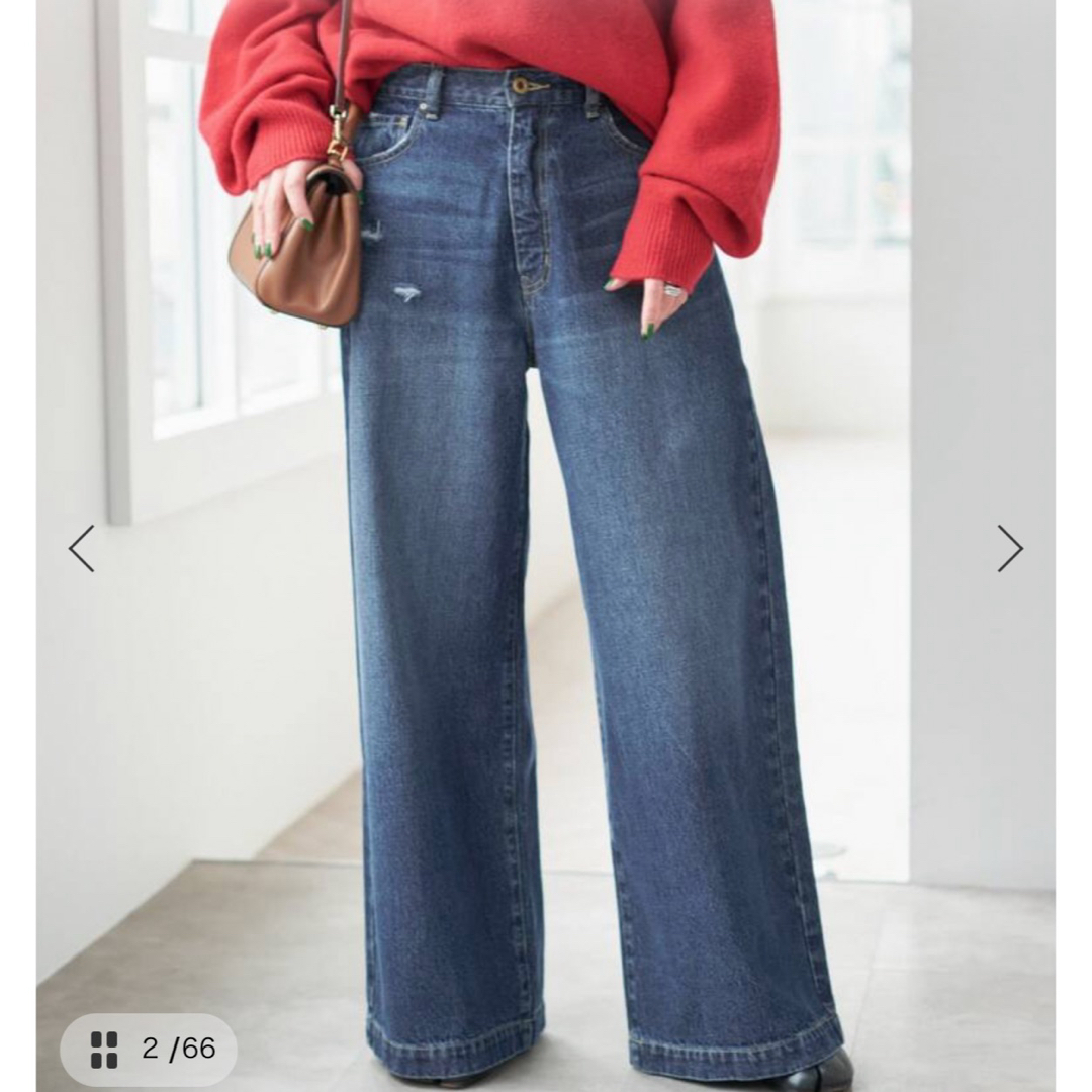 Spick & Span - 5 1/2 BAGGY DENIMの通販 by 折り紙's shop｜スピック