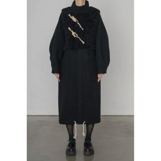 HYKE - 希少HYKE ハイク ダッフル コート ウール ジャケット サイズ1の