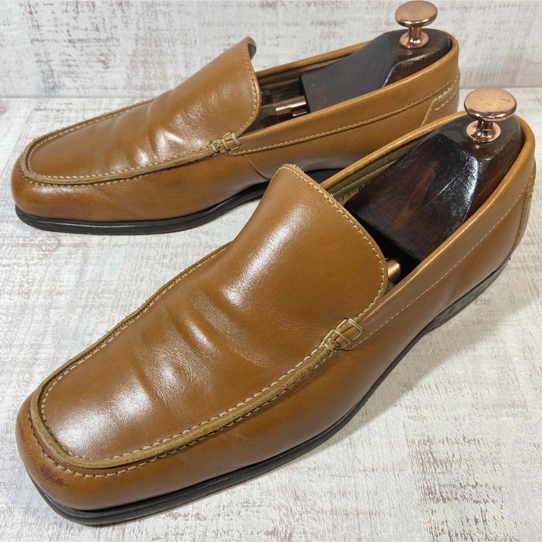 BURBERRY - BURBERRY バーバリー スリッポン メンズ 25.0cm 革靴の通販