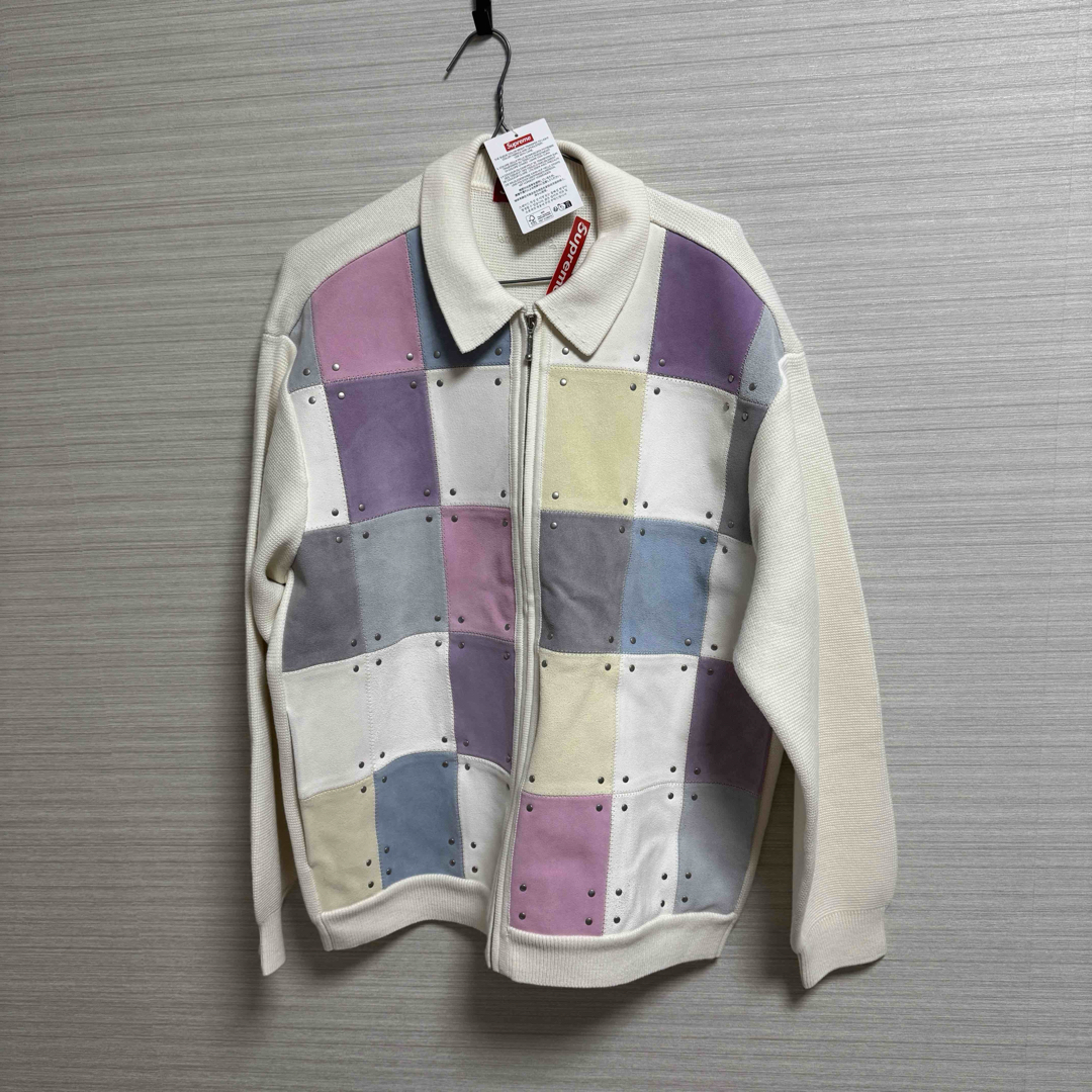 Supreme - Studded Suede Zip Up Cardigan ジップ カーディガンの通販