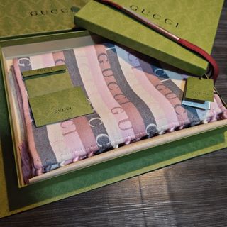 GUCCI（マフラー/ショール ・ ピンク/桃色系）のフリマアイテム一覧