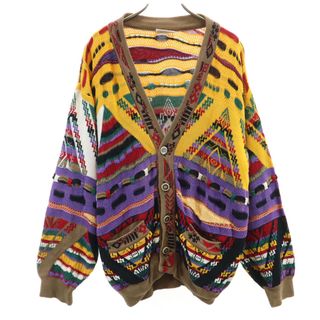 COOGI - クージー 90s オールド オーストラリア製 総柄 長袖 Vネック