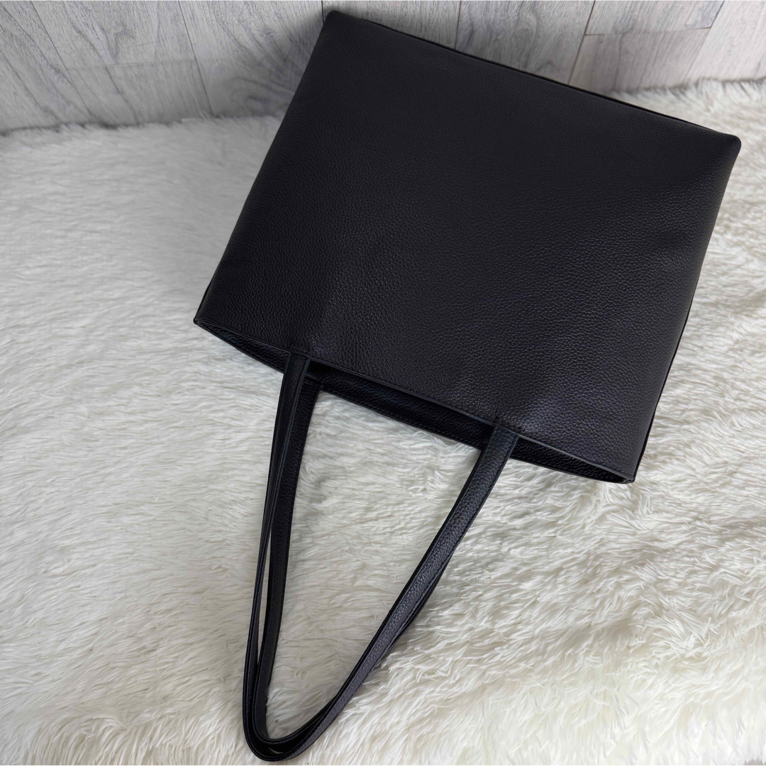 美品♡A4可♡HushTug ハッシュタグ レザー ショルダー トートバッグ