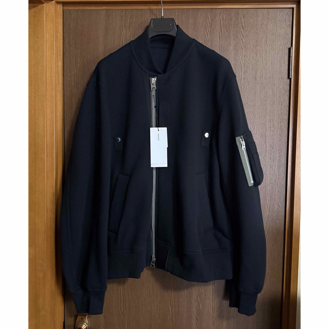 sacai - 25AW新品 sacai スポンジ スウェット シャツ ブルゾン