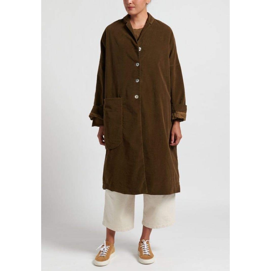 ALBUM DI FAMIGLIA 20AW ウール ルーズコート 片ポケット