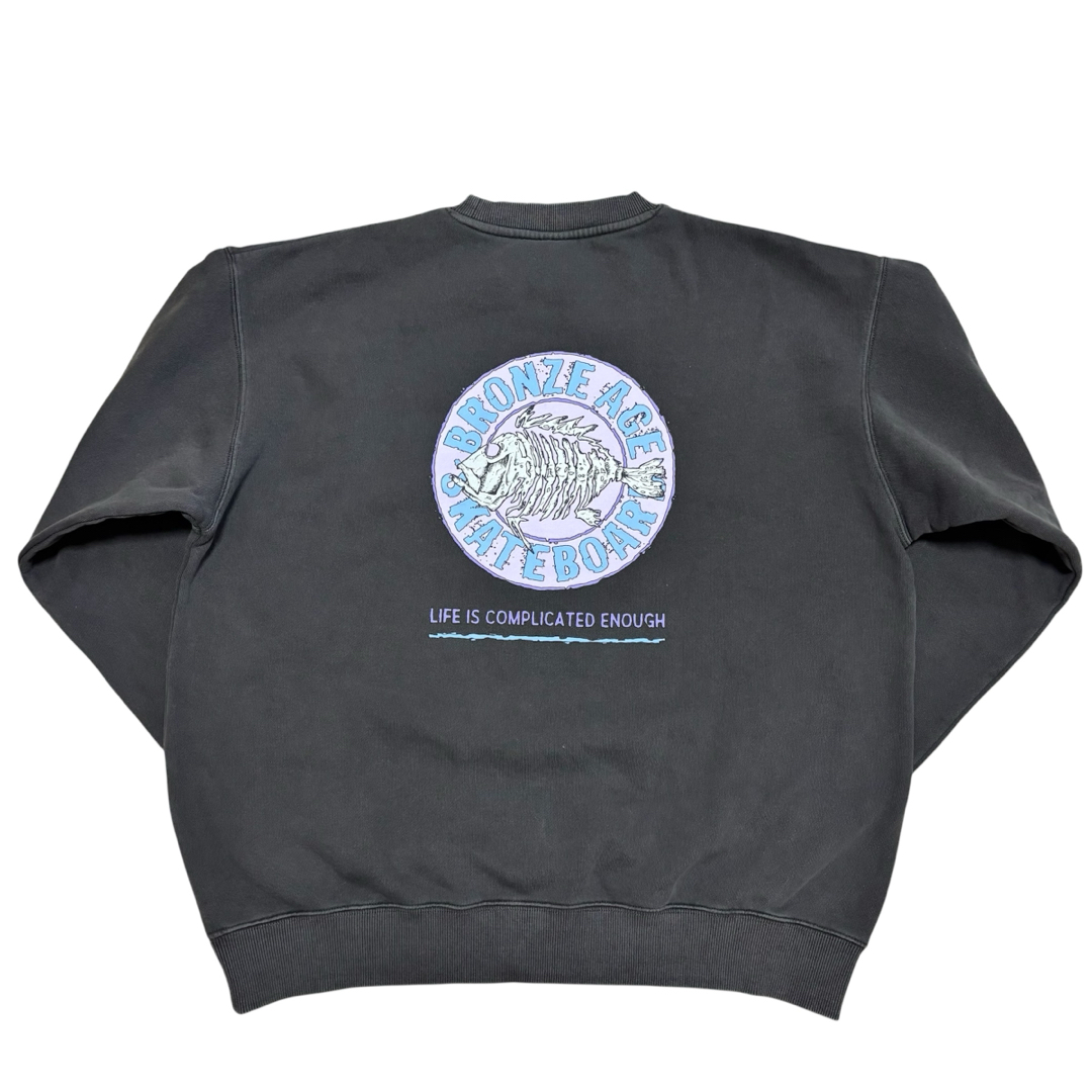 新品未 別注 BRONZE AGE スウェット トレーナー プリントサークルロゴ