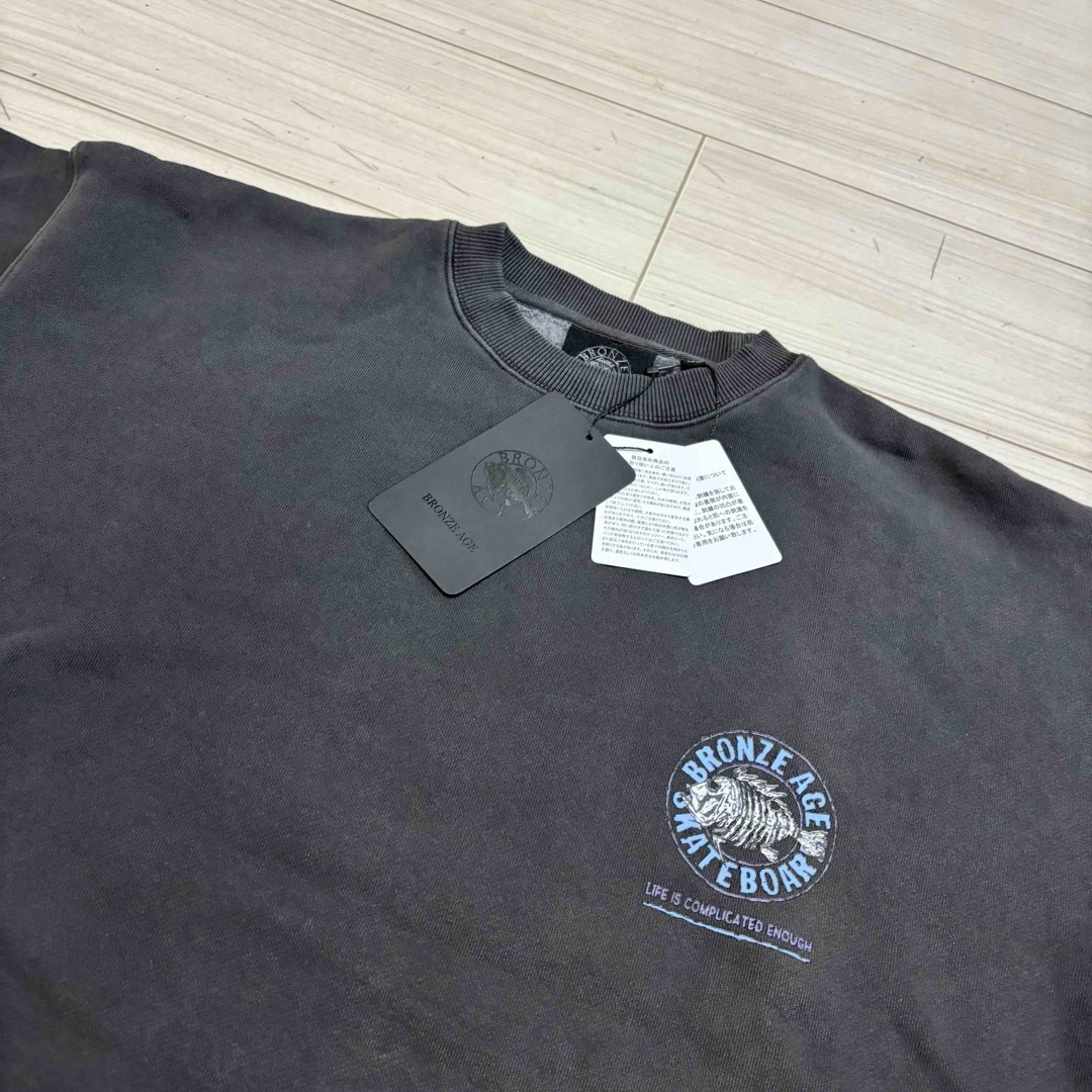 新品未 別注 BRONZE AGE スウェット トレーナー プリントサークルロゴ